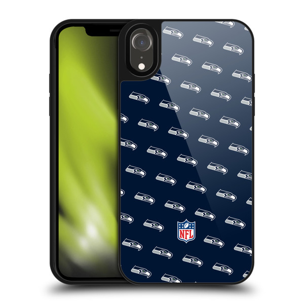 NFL Seattle Seahawks Artwork Patterns Gel Armour Case For Apple iPhone XR