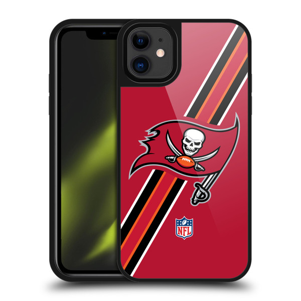 NFL Tampa Bay Buccaneers Logo Stripes Gel Armour Case For Apple iPhone 11