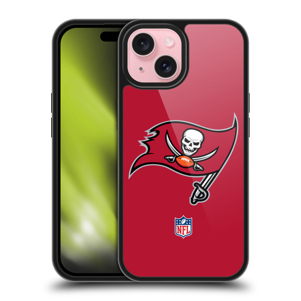NFL Tampa Bay Buccaneers Logo Plain Gel Armour Case For Apple iPhone 15