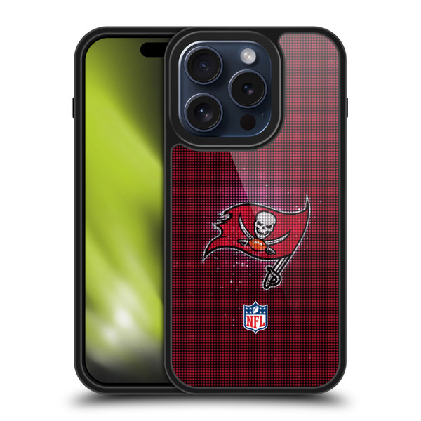 NFL Tampa Bay Buccaneers Artwork LED Gel Armour Case For Apple iPhone 15 Pro