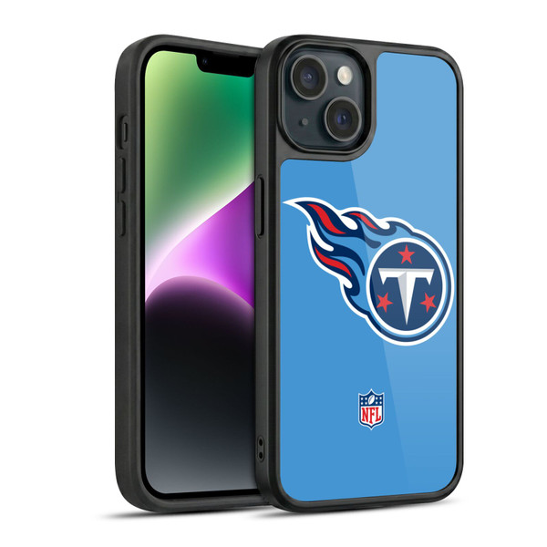 NFL Tennessee Titans Logo Plain Gel Armour Case For Apple iPhone 14
