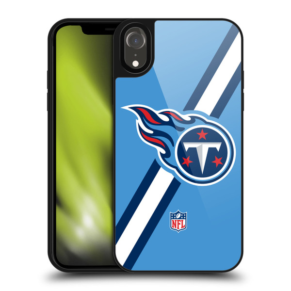 NFL Tennessee Titans Logo Stripes Gel Armour Case For Apple iPhone XR