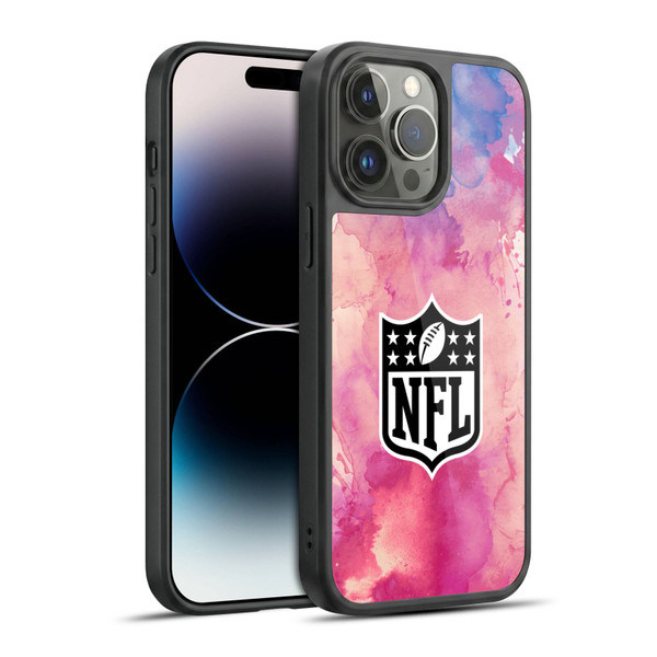NFL Shield Watercolor Gel Armour Case For Apple iPhone 14 Pro Max