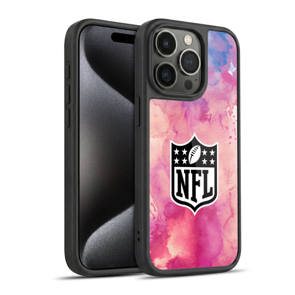 NFL Shield Watercolor Gel Armour Case For Apple iPhone 15 Pro