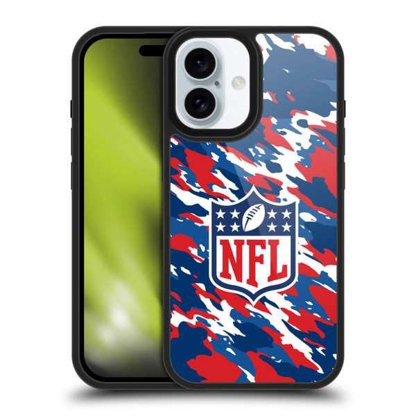 NFL Shield Camouflage Gel Armour Case For Apple iPhone 16