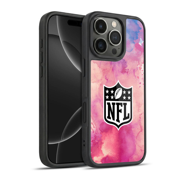 NFL Shield Watercolor Gel Armour Case For Apple iPhone 16 Pro