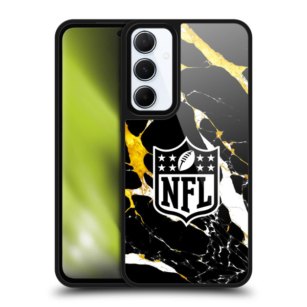 NFL Shield Marble Gel Armour Case For Samsung Galaxy A55 5G