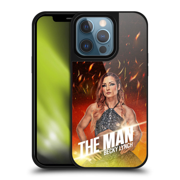WWE Becky Lynch The Man Portrait Gel Armour Case For Apple iPhone 13 Pro