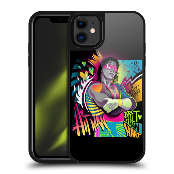 WWE Bret Hart Neon Art Gel Armour Case For Apple iPhone 11