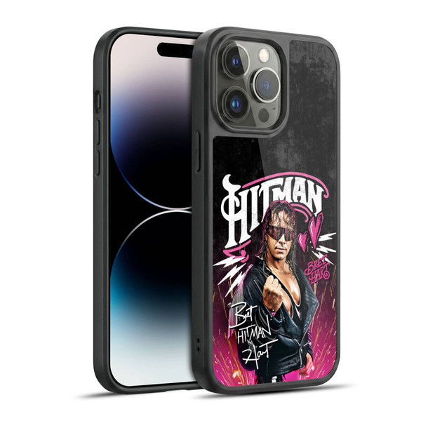 WWE Bret Hart Hitman Graphics Gel Armour Case For Apple iPhone 14 Pro Max