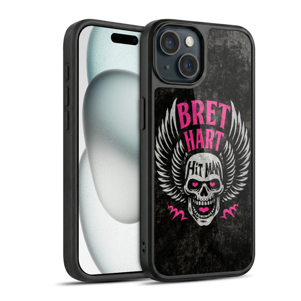 WWE Bret Hart Hitman Skull Gel Armour Case For Apple iPhone 15