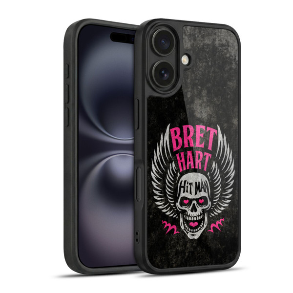 WWE Bret Hart Hitman Skull Gel Armour Case For Apple iPhone 16