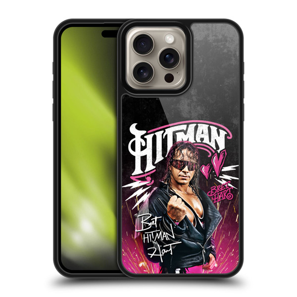 WWE Bret Hart Hitman Graphics Gel Armour Case For Apple iPhone 16 Pro Max