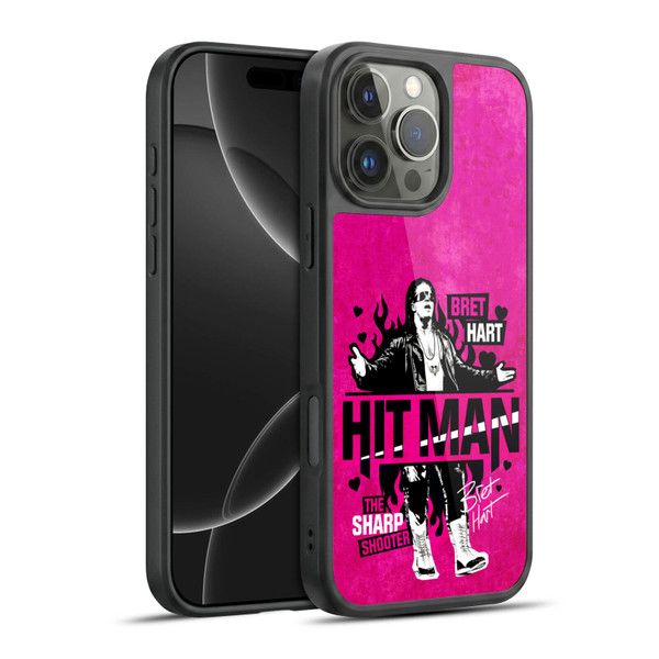 WWE Bret Hart Hitman Gel Armour Case For Apple iPhone 16 Pro Max