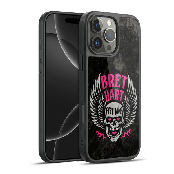 WWE Bret Hart Hitman Skull Gel Armour Case For Apple iPhone 16 Pro Max