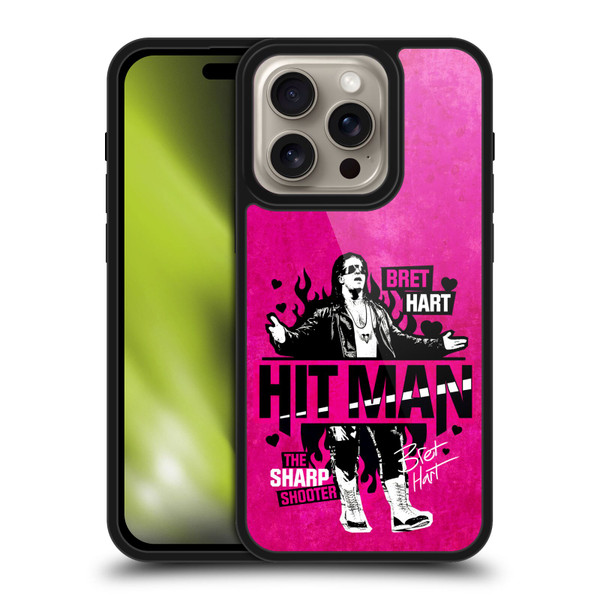 WWE Bret Hart Hitman Gel Armour Case For Apple iPhone 16 Pro