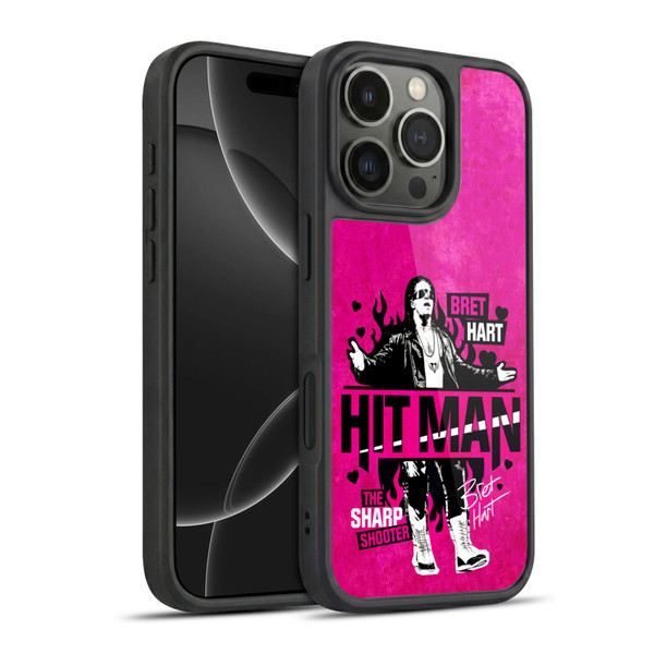 WWE Bret Hart Hitman Gel Armour Case For Apple iPhone 16 Pro