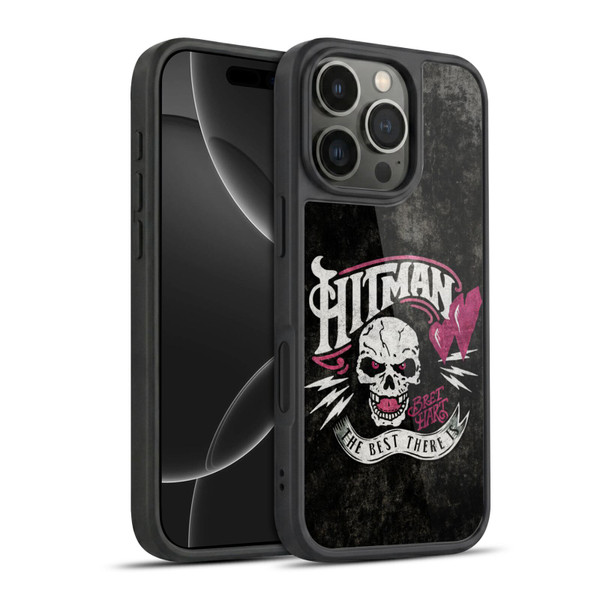 WWE Bret Hart Hitman Logo Gel Armour Case For Apple iPhone 16 Pro