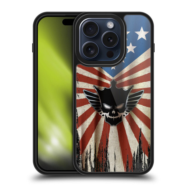 WWE Cody Rhodes Distressed Flag Gel Armour Case For Apple iPhone 15 Pro