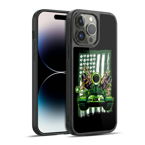 WWE D-Generation X Flag Gel Armour Case For Apple iPhone 14 Pro Max