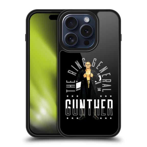 WWE Gunther Ring General Gel Armour Case For Apple iPhone 15 Pro