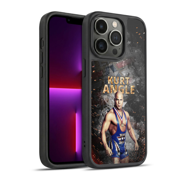 WWE Kurt Angle LED Image Gel Armour Case For Apple iPhone 13 Pro