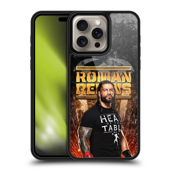 WWE Roman Reigns Grunge Gel Armour Case For Apple iPhone 16 Pro Max