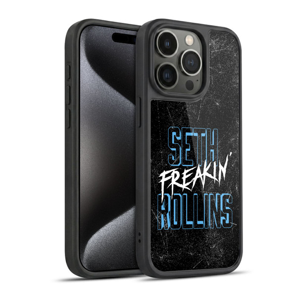 WWE Seth Rollins Logotype Gel Armour Case For Apple iPhone 15 Pro