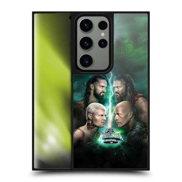 WWE Wrestlemania 40 Key Art Poster Gel Armour Case For Samsung Galaxy S24 Ultra 5G