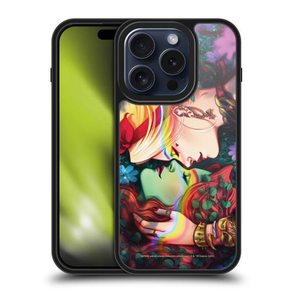 Batman DC Comics Gotham City Sirens Poison Ivy & Harley Quinn Gel Armour Case For Apple iPhone 15 Pro