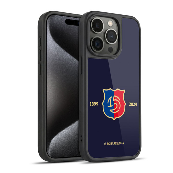 FC Barcelona 125th Anniversary Logo Stack Gel Armour Case For Apple iPhone 15 Pro
