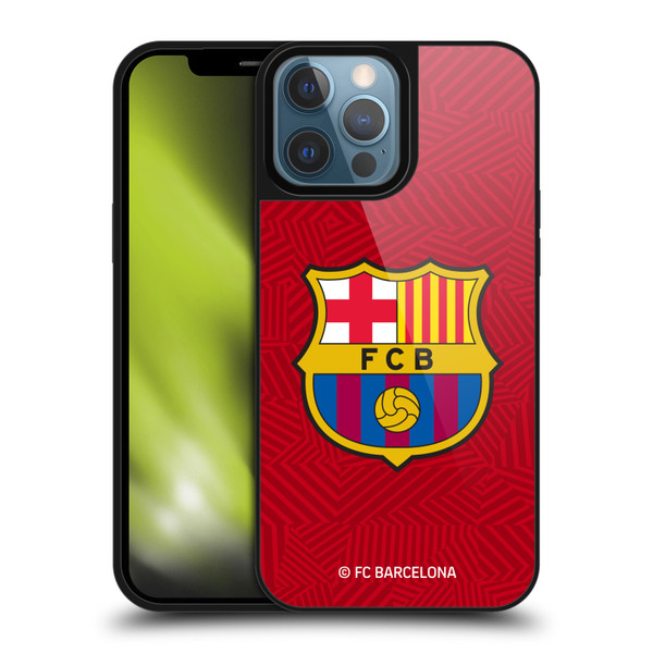 FC Barcelona Crest Red Gel Armour Case For Apple iPhone 13 Pro Max
