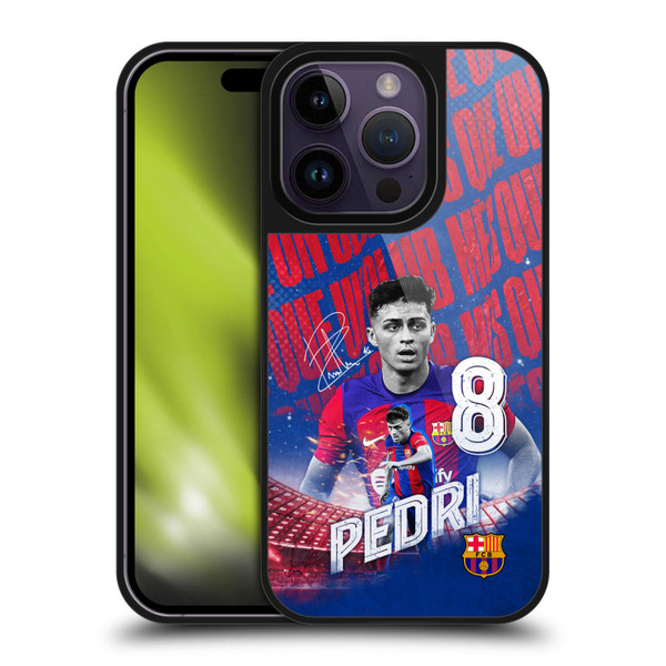 FC Barcelona 2023/24 First Team Pedri Gel Armour Case For Apple iPhone 14 Pro