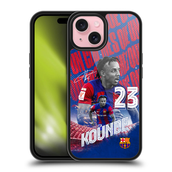 FC Barcelona 2023/24 First Team Jules Koundé Gel Armour Case For Apple iPhone 15 FC Barcelona 2023/24 First Team Jules Koundé Gel Armour Case For Apple iPhone 15
