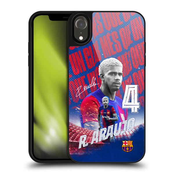 FC Barcelona 2023/24 First Team Ronald Araújo Gel Armour Case For Apple iPhone XR