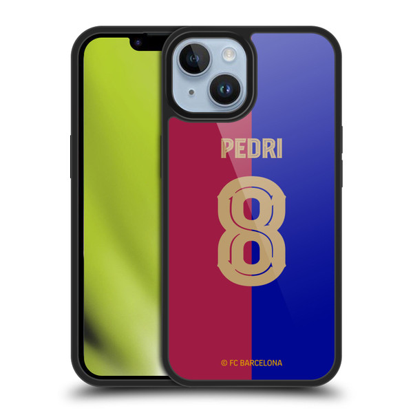 FC Barcelona 2024/25 Players Home Kit Pedri Gel Armour Case For Apple iPhone 14