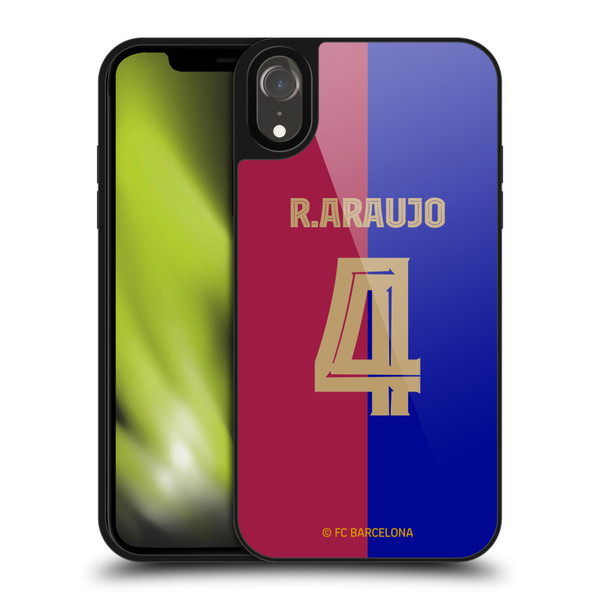 FC Barcelona 2024/25 Players Home Kit Ronald Araújo Gel Armour Case For Apple iPhone XR FC Barcelona 2024/25 Players Home Kit Ronald Araújo Gel Armour Case For Apple iPhone XR