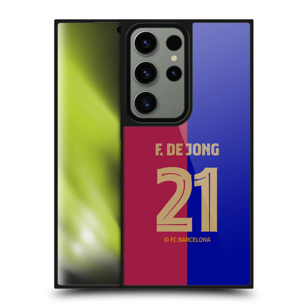 FC Barcelona 2024/25 Players Home Kit Frenkie de Jong Gel Armour Case For Samsung Galaxy S24 Ultra 5G
