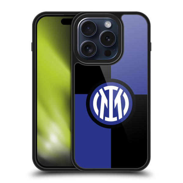 Fc Internazionale Milano Badge Flag Gel Armour Case For Apple iPhone 15 Pro