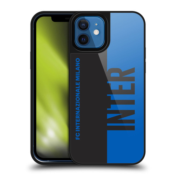 Fc Internazionale Milano Graphics Half Gel Armour Case For Apple iPhone 12 / iPhone 12 Pro