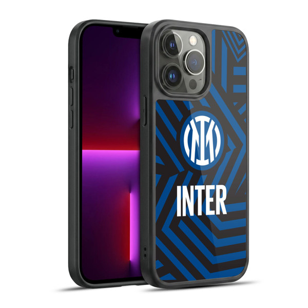 Fc Internazionale Milano Patterns Abstract 1 Gel Armour Case For Apple iPhone 13 Pro Max