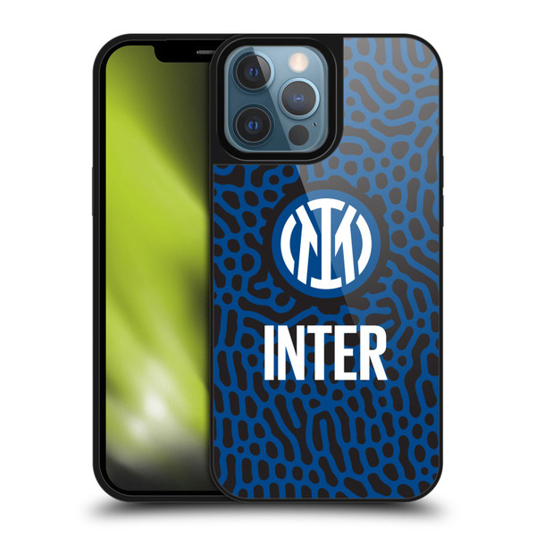 Fc Internazionale Milano Patterns Abstract 2 Gel Armour Case For Apple iPhone 13 Pro Max