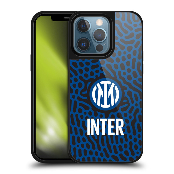 Fc Internazionale Milano Patterns Abstract 2 Gel Armour Case For Apple iPhone 13 Pro