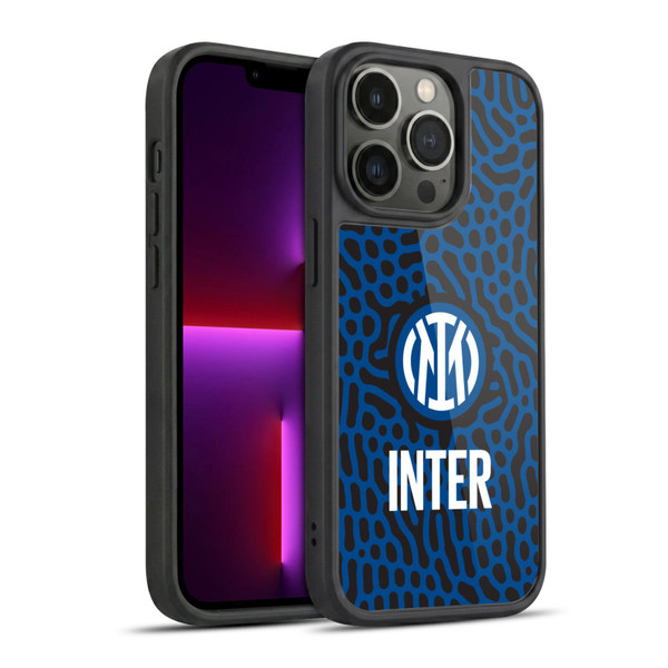 Fc Internazionale Milano Patterns Abstract 2 Gel Armour Case For Apple iPhone 13 Pro