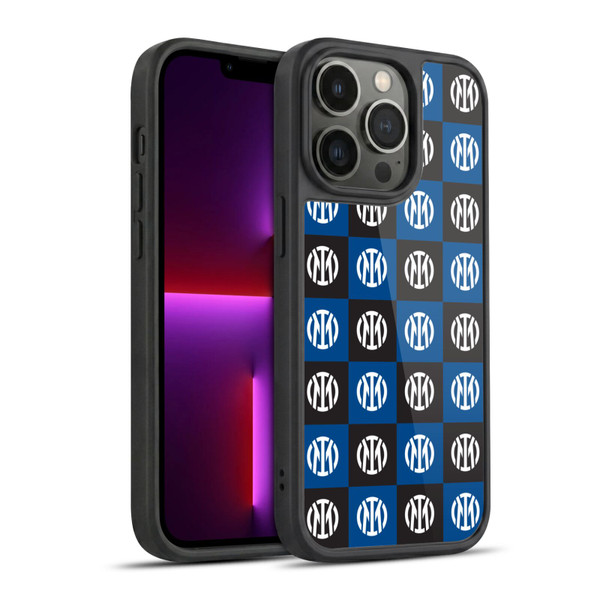 Fc Internazionale Milano Patterns Crest Gel Armour Case For Apple iPhone 13 Pro
