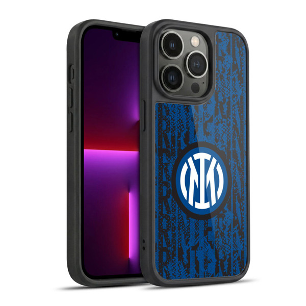 Fc Internazionale Milano Patterns Snake Wordmark Gel Armour Case For Apple iPhone 13 Pro