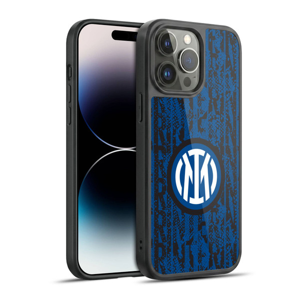 Fc Internazionale Milano Patterns Snake Wordmark Gel Armour Case For Apple iPhone 14 Pro Max