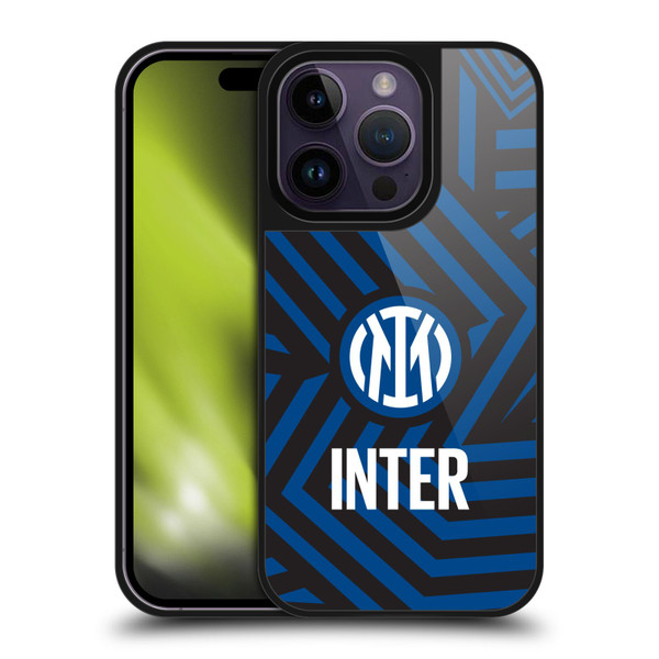 Fc Internazionale Milano Patterns Abstract 1 Gel Armour Case For Apple iPhone 14 Pro