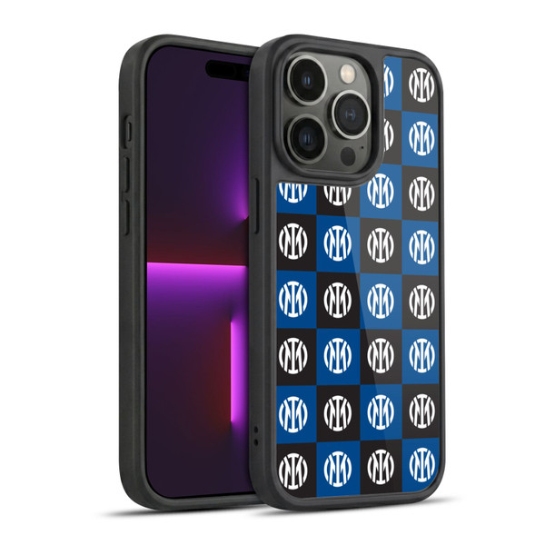 Fc Internazionale Milano Patterns Crest Gel Armour Case For Apple iPhone 14 Pro