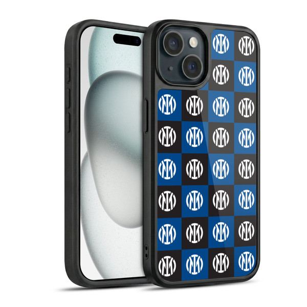 Fc Internazionale Milano Patterns Crest Gel Armour Case For Apple iPhone 15